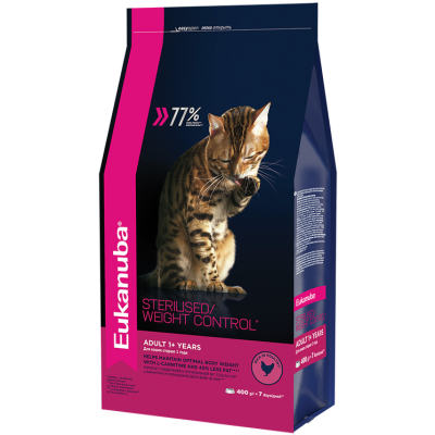 Eukanuba Adult Sterilised Weight Сontrol (Курица), 1.5 кг
