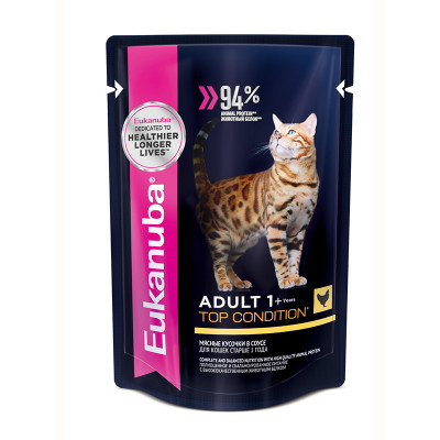 Eukanuba Adult Top Condition (Курица в соусе), 85 г