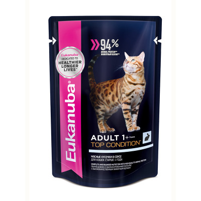 Eukanuba Adult Top Condition (Кролик в соусе), 85 г