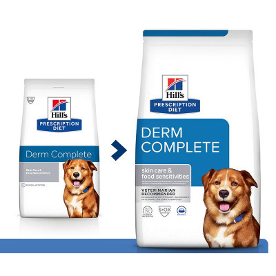 Hill's Prescription Diet Derm Complete для собак, 2 кг