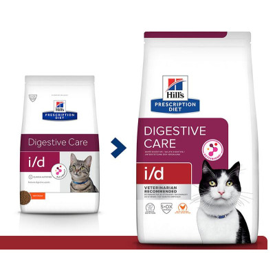 Hill's Prescription Diet i/d Digestive Care для кошек (курица), 1.5 кг