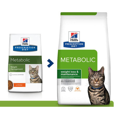 Hill's Prescription Diet Metabolic для кошек, с курицей, 1.5 кг