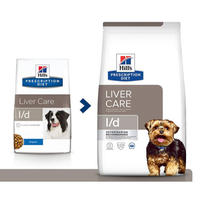 Hill's Prescription Diet l/d Liver Care для собак, 10 кг