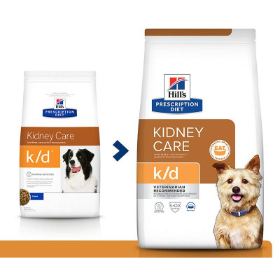 Hill's Prescription Diet k/d Kidney Care для собак, 1.5 кг