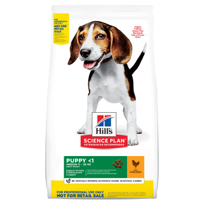 Hill's Science Plan BREEDER  для щенков средних пород курица, 18 кг