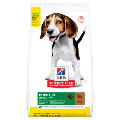 Hill's Science Plan Breeder для щенков средних пород ягненок/рис, 18 кг