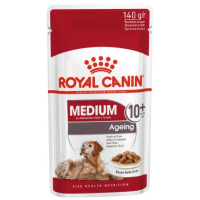 Royal Canin Ageing Medium 10+ (в соусе), 140 г 