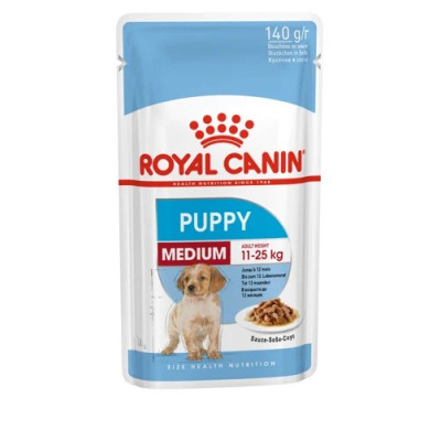 Royal Canin Puppy Medium (в соусе), 140 г 