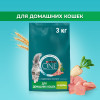 Сухой корм Purina ONE® для взрослых кошек, живущих в домашних условиях, с высоким содержанием индейки и цельными злаками, Пакет, 3 кг