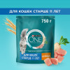 Сухой корм Purina ONE® для кошек старше 11 лет, с высоким содержанием курицы и цельными злаками, Пакет, 750 г