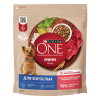 Сухой корм Purina ONE® для взрослых собак мелких и карликовых пород, с высоким содержанием говядины и с рисом, Пакет, 600 г