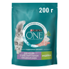 Сухой корм Purina ONE® для взрослых кошек с чувствительным пищеварением и разборчивым вкусом в еде, с высоким содержанием индейки и рисом, Пакет, 200 г Сухой корм Purina ONE® для взрослых кошек с чувствительным пищеварением и разборчивым вкусом в еде, с высоким содержанием индейки и рисом, Пакет, 200 г