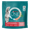 Сухой корм Purina ONE® для стерилизованных кошек и кастрированных котов, с высоким содержанием лосося и пшеницей, Пакет, 1,5 кг