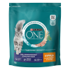 Сухой корм Purina ONE® для стерилизованных кошек и кастрированных котов, живущих в домашних условиях, с высоким содержанием курицы и цельными злаками, Пакет, 750 г