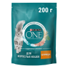 Сухой корм Purina ONE® для взрослых кошек, с высоким содержанием курицы и цельными злаками, Пакет, 200 г
