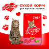 Сухой корм ДАРЛИНГ для взрослых кошек для ежедневного кормления, с мясом и овощами, 760 г