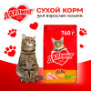 Сухой корм ДАРЛИНГ для взрослых кошек для ежедневного кормления, с птицей и овощами, 760 г