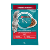 Влажный корм Purina ONE для стерилизованных кошек, с говядиной и морковью, Пауч, 75 г