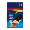 Сухой корм FELIX® Мясное Объедение для взрослых кошек, с говядиной, 3 кг Сухой корм FELIX® Мясное Объедение для взрослых кошек, с говядиной, 3 кг