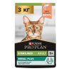 Сухой корм PRO PLAN® Sterilised RENAL PLUS для взрослых стерилизованных кошек для поддержания здоровья почек, с высоким содержанием лосося, 3 кг