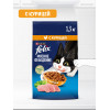 Сухой корм FELIX® Мясное Объедение для взрослых кошек, с курицей, 1,3 кг
