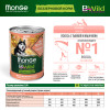 Влажный корм Monge Dog BWild GRAIN FREE для взрослых собак, беззерновой, из лосося с тыквой и кабачками, консервы 400 г