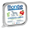 Влажный корм Monge Dog Natural Monoprotein Fruits для собак, паштет из кролика с яблоком, консервы 150 г